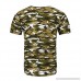 iYYVV Mens Camouflage Stripe Pattern Casual Fashion Short Sleeve Shirt Tunic Tops Camouflage B07PSK1WQ1